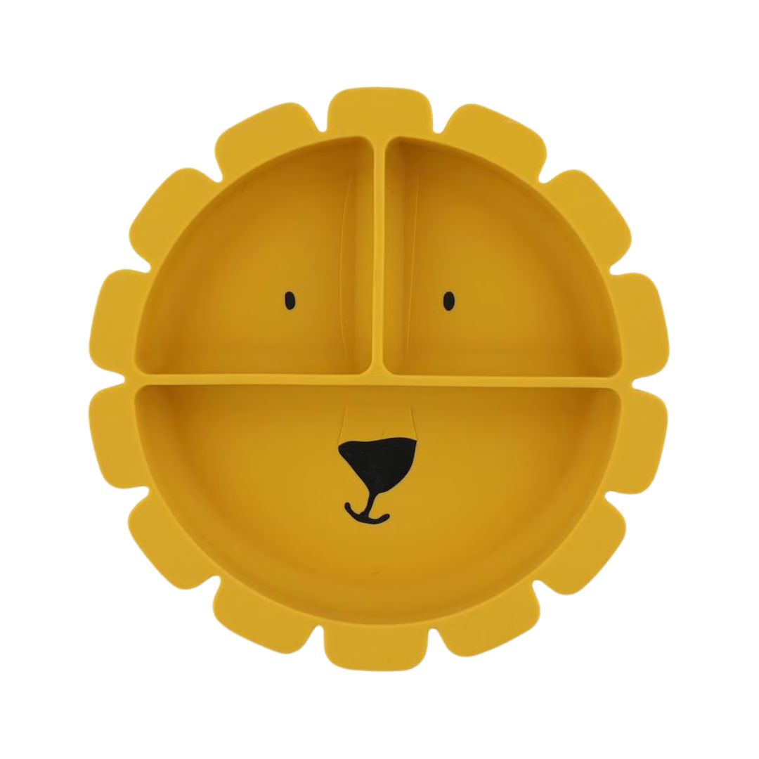 Trixie prato de silicone com divisórias e ventosa - mr. lion +4 meses