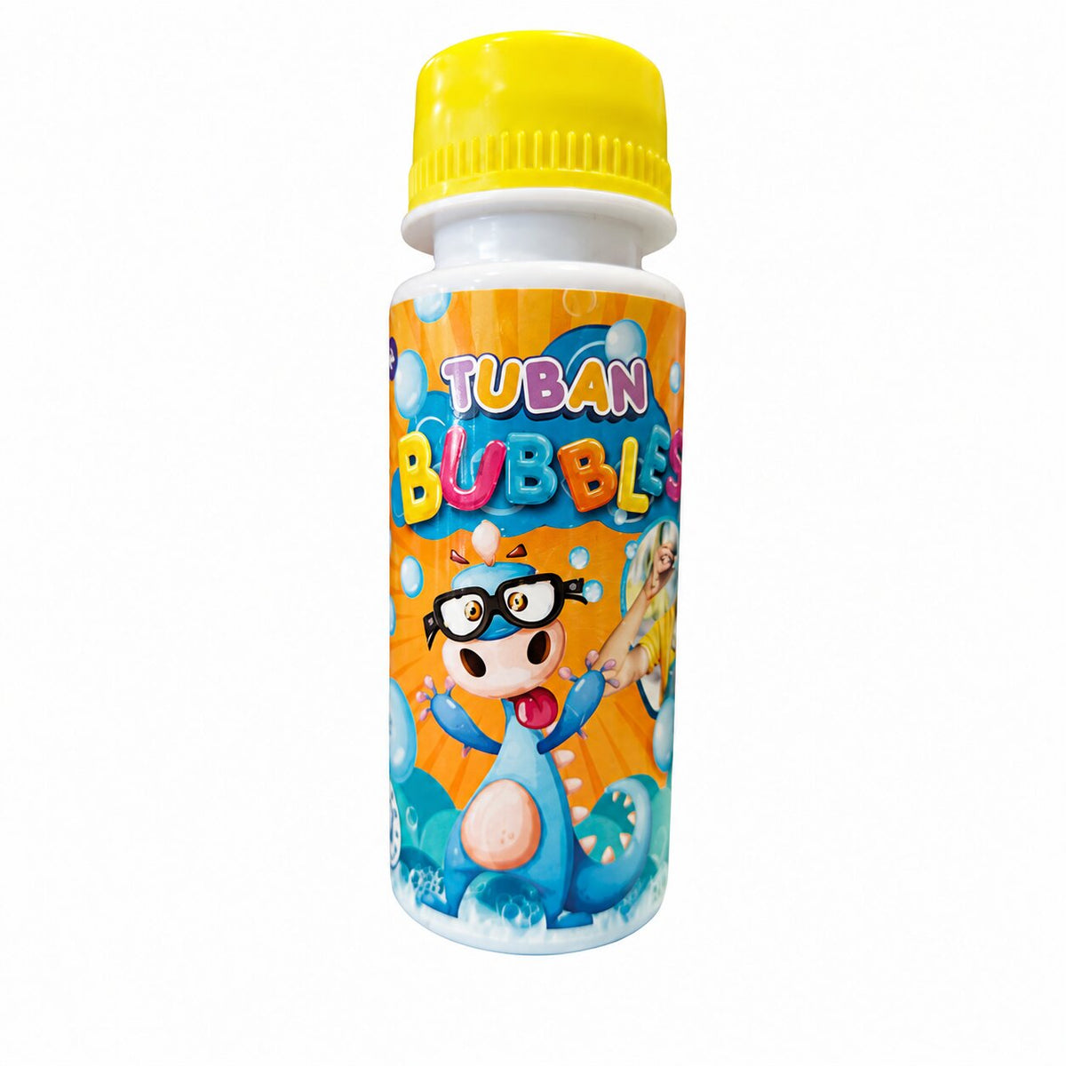 Tuban bolas de sabão 60ml amarelo +3 anos