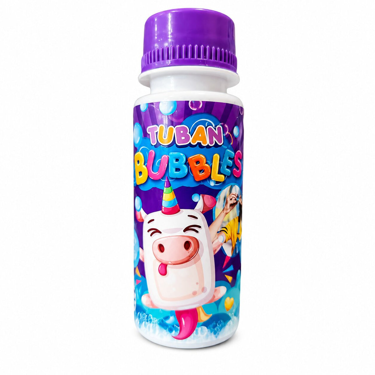 Tuban bolas de sabão 60ml roxo +3 anos