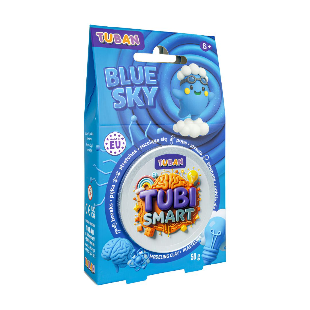 Tuban tubi smart blue sky massa de modelar 50g +6 anos