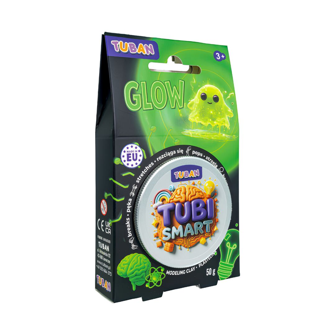Tuban tubi smart glow massa de modelar 50g +3 anos