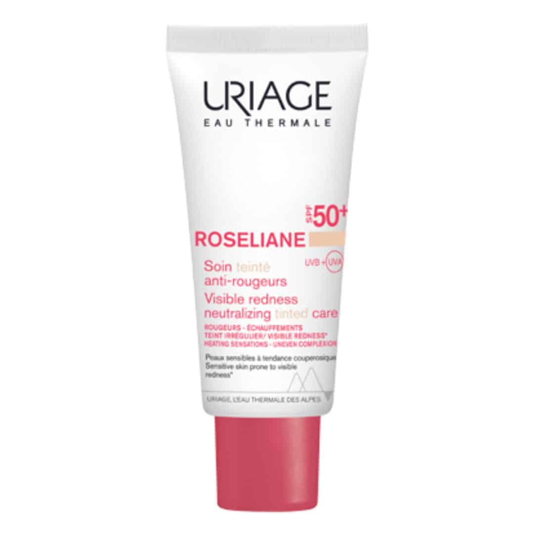 Uriage roséliane creme com cor antivermelhidão spf50+ 40ml