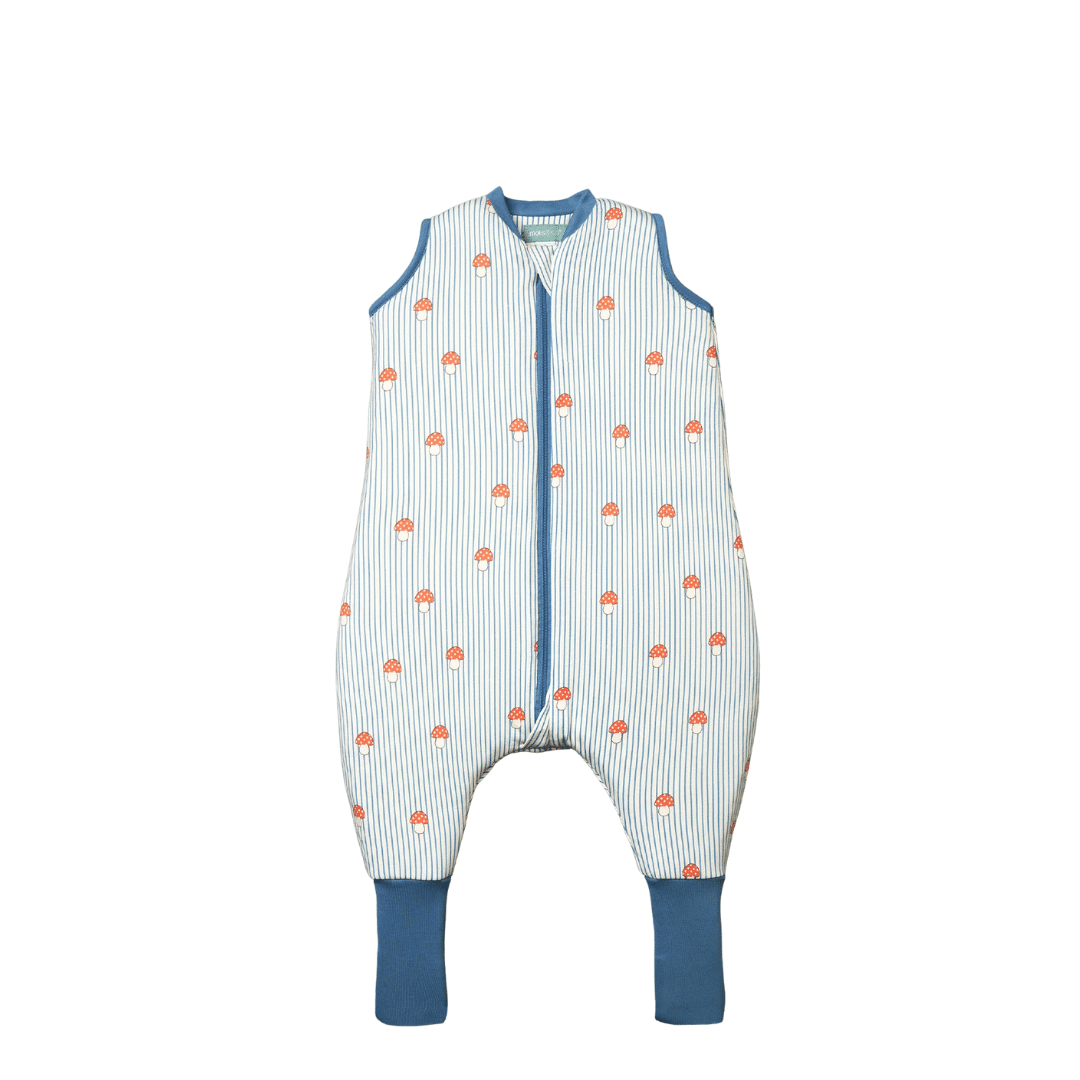 Molis&co macacão de dormir com meias cogumelos tog 1 - 3 anos (90-100 cm)