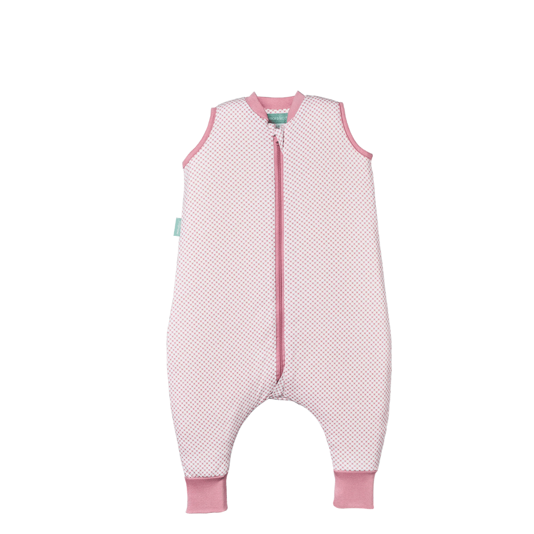 Molis&co macacão de dormir - rosa vichy - tog 1 - 1 ano(70-80 cm)
