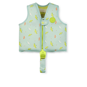 Saro colete de flutuação de aprendizagem tropicool mint 1-3 anos