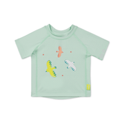 Saro camisola de proteção solar tropicool mint 12-18 meses