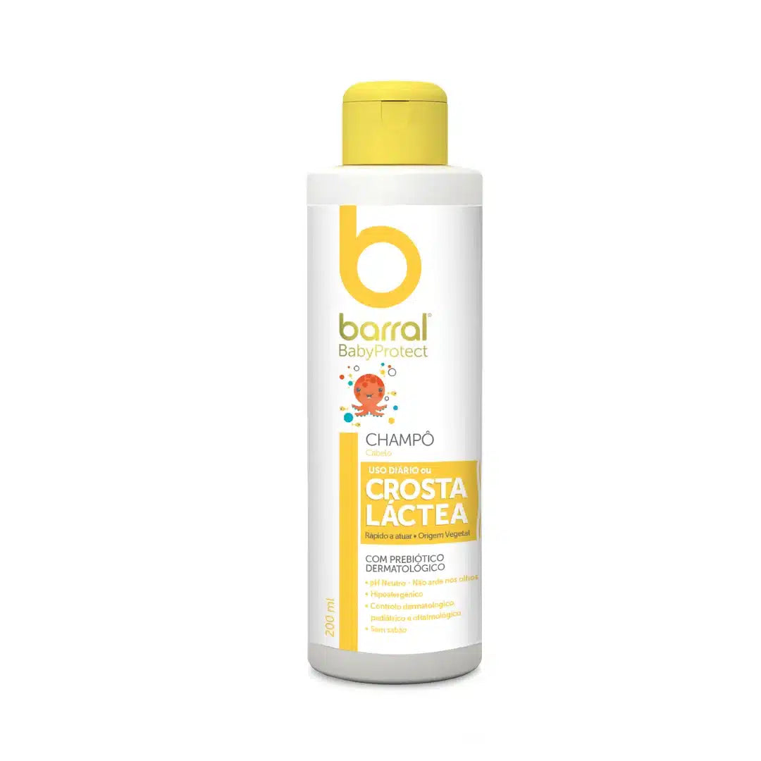 Barral babyprotect champô suave crosta láctea 200 ml