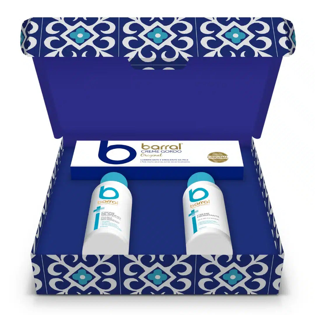 Barral coffret creme original 100 ml + creme hidratante dermaprotect 100 ml + creme de banho dermaprotect 100 ml