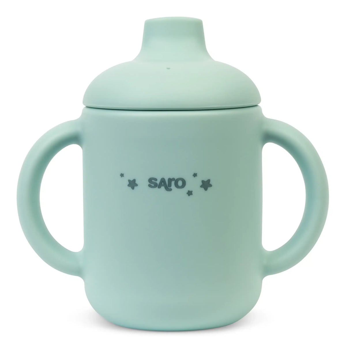 Saro conjunto de alimentação silicone "all in one" mustard+mint+sand
