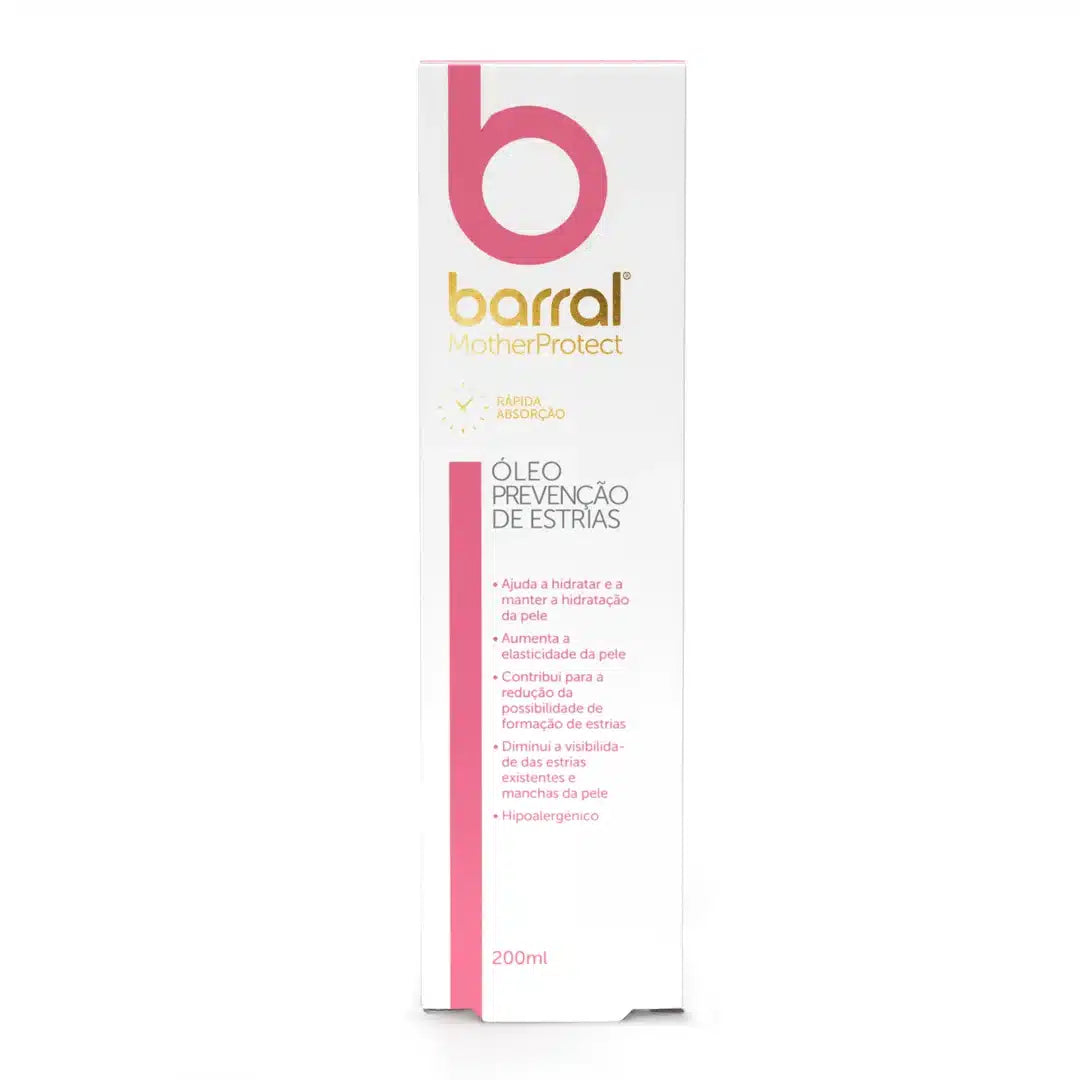 Barral motherprotect óleo de prevenção de estrias 200 ml