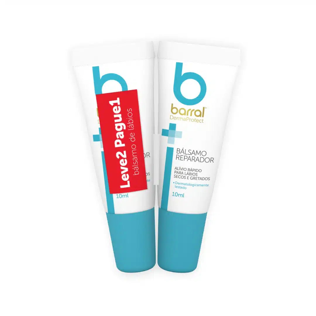 Barral dermaprotect pack leve 2 pague 1 bálsamo labial 10 ml